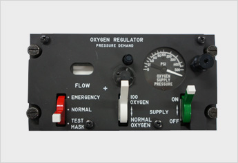 Oxygen regulator panel